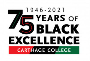 75 Years of Black Excellence logo