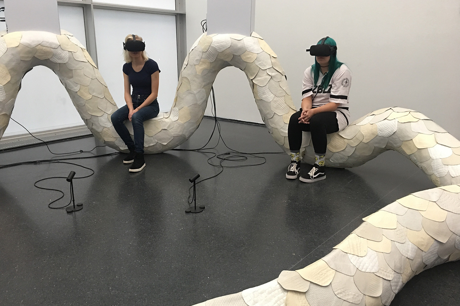 Rachel Harvey and Jess Thierfelder ?19 experience VR artwork at the Museum of Contemporary Art in...