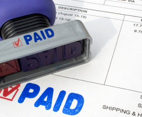 An image of a paid invoice.