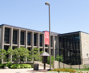 A photo of the exterior of Lentz Hall.