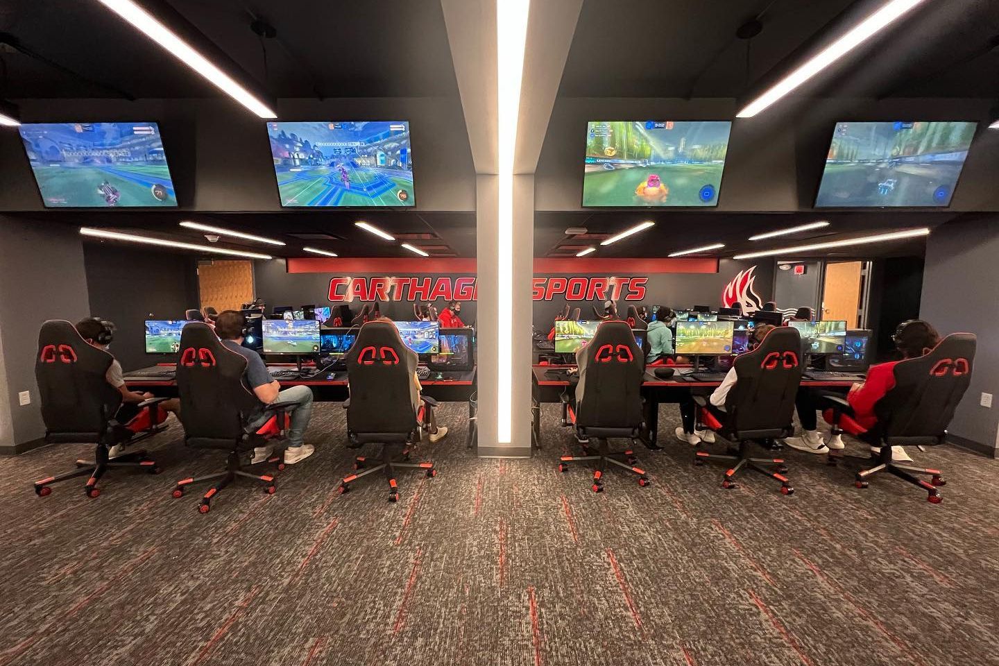 The College converted the former WOH?s Place to an Esports Arena on the lower level of the Todd W...