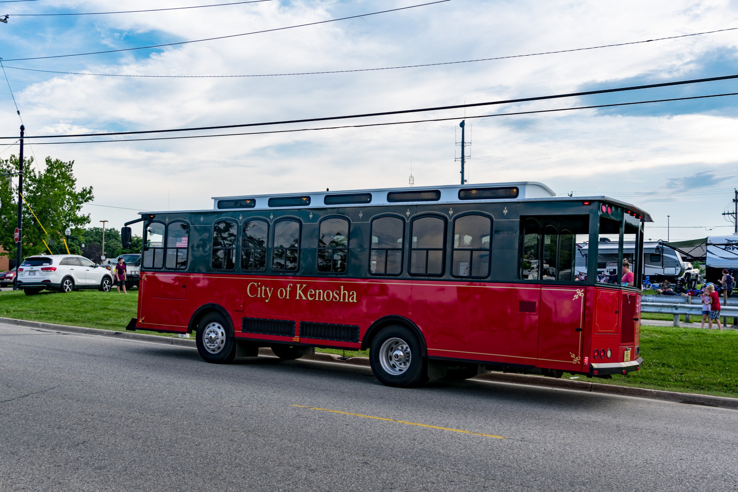 The Lakefront Trolley operates from May through September and stops right in the heart of campus....