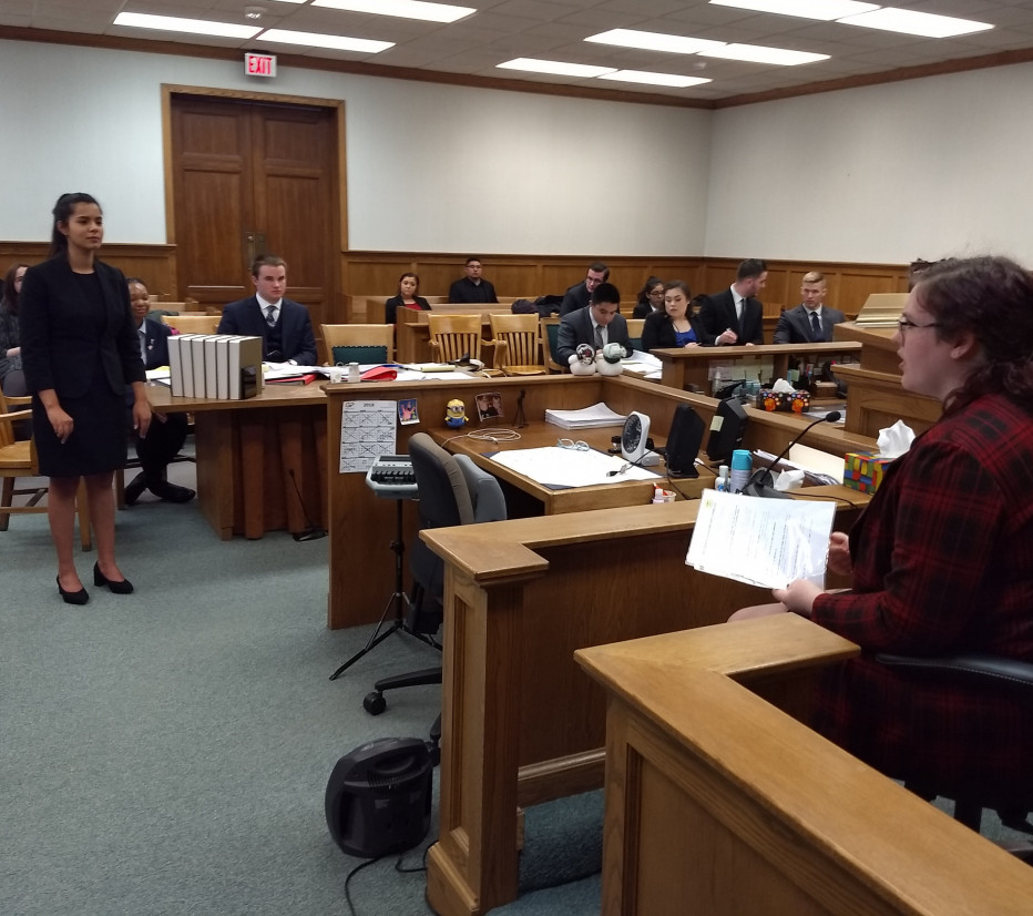 The 2018 Mock Trial tournament was held at the Kenosha County Courthouse.