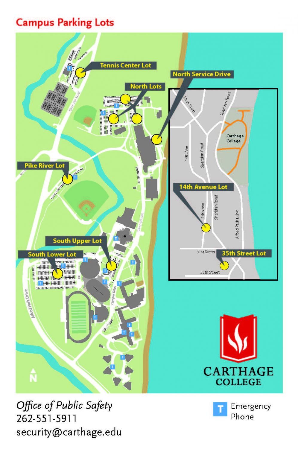 Campus Parking Lot Map 2024