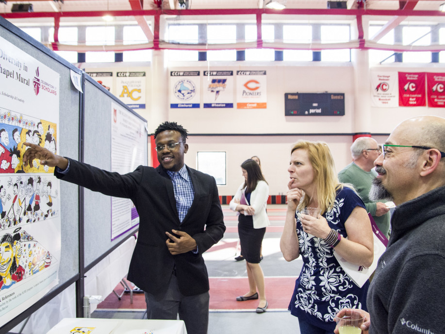 Students present their research at the 2019 Celebration of Scholars event.