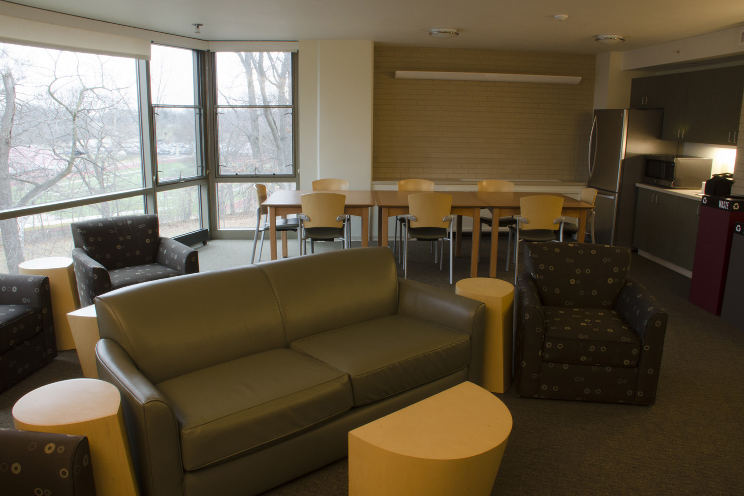 The Oaks offer communal lounge spaces located on each floor and dedicated study spaces in the bas...