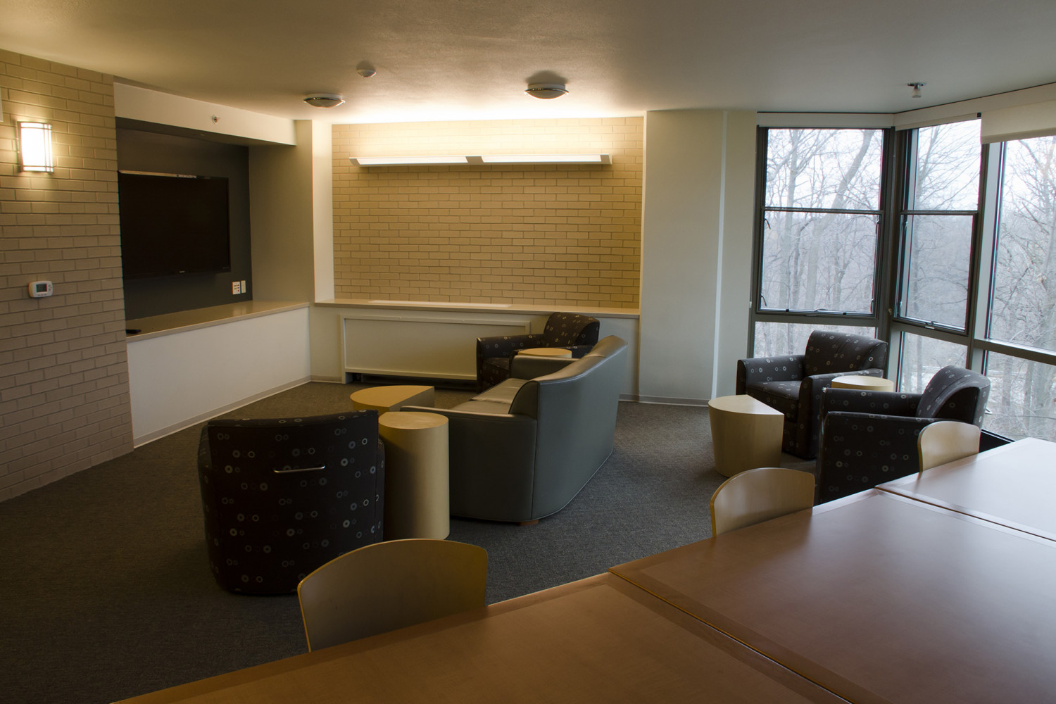 The Oaks offer communal lounge spaces located on each floor and dedicated study spaces in the bas...