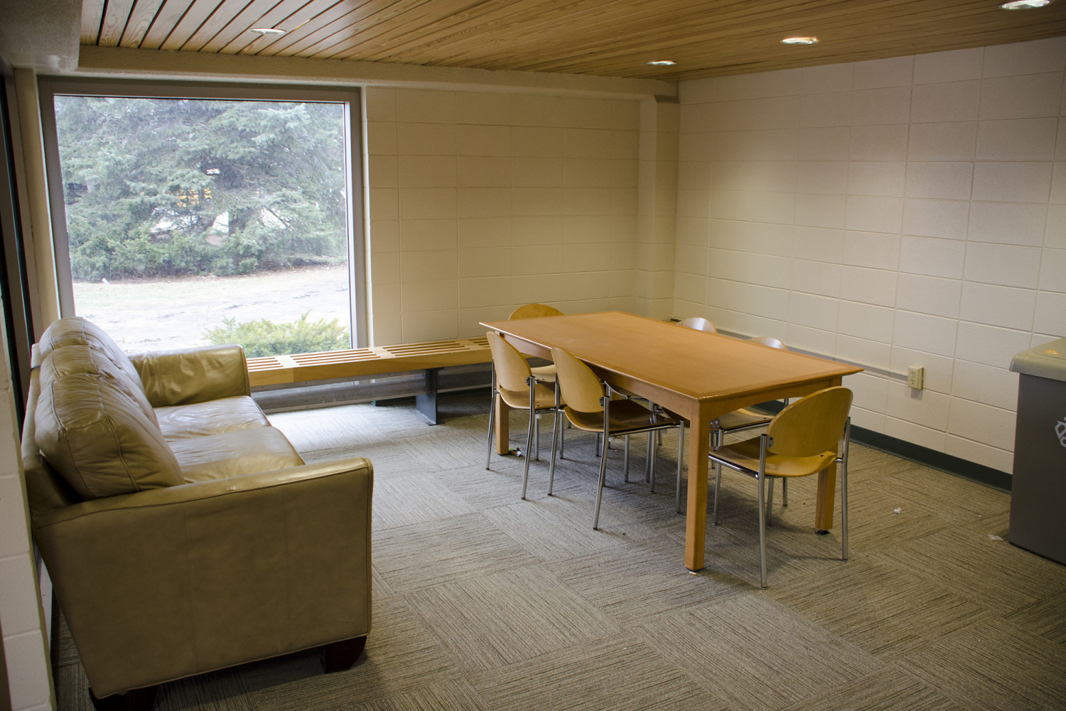 Madrigrano Hall offers a lounge for students on every floor. 