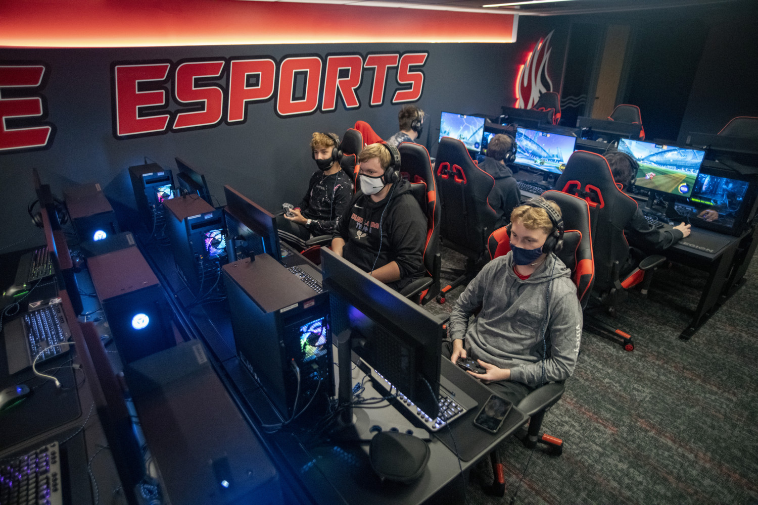 Carthage recently launched a new coed esports team with a brand new arena!