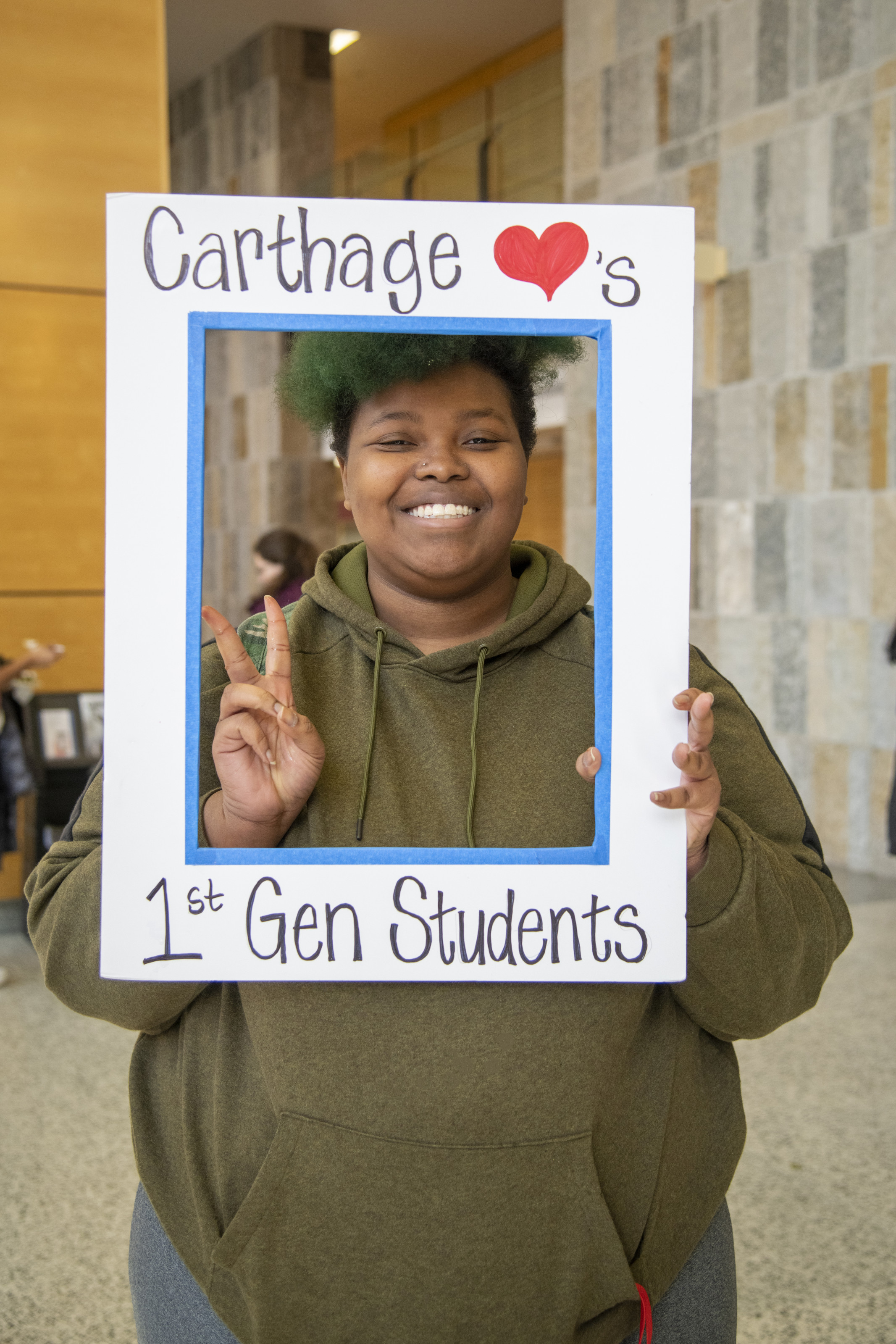 Carthage regularly holds special events to welcome first-generation students.