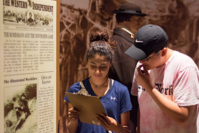 Kenosha high school seniors spent time in the city's Civil War Museum as part of the 2016 Humanities Citizenship Initiative at Carthage.