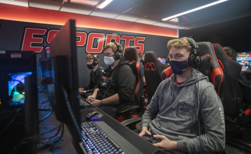 Competitors for Carthage's first esports team were selected from a series of tryouts this fall. T...