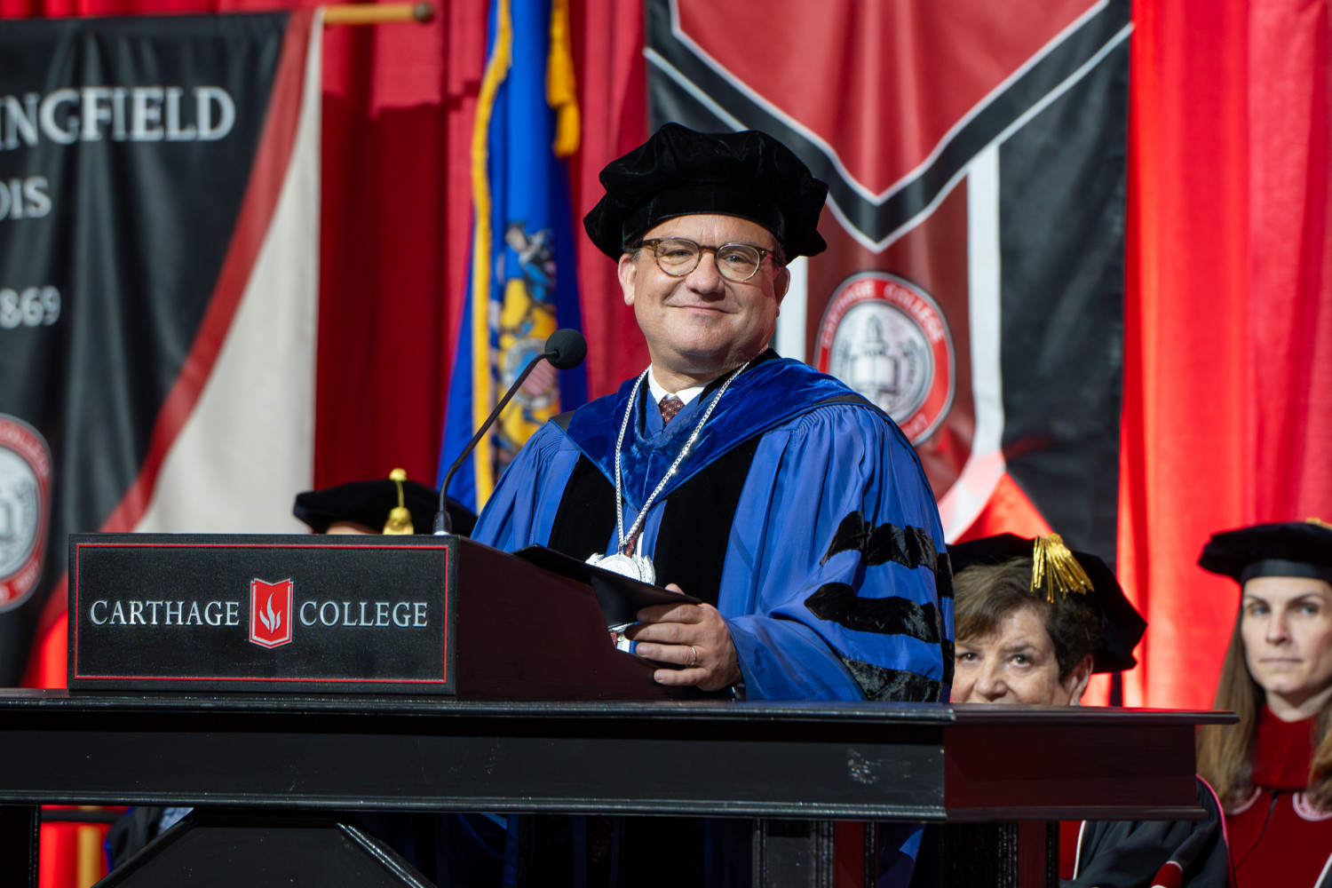 President John Swallow at the Commencement Ceremony.