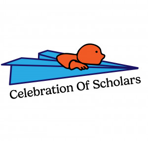 2024 Celebration of Scholars logo created by Aiden Miller and Max Robinson.