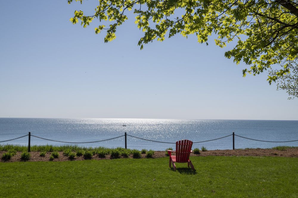 Carthage is located off the shores of Lake Michigan, making the view from campus especially breat...
