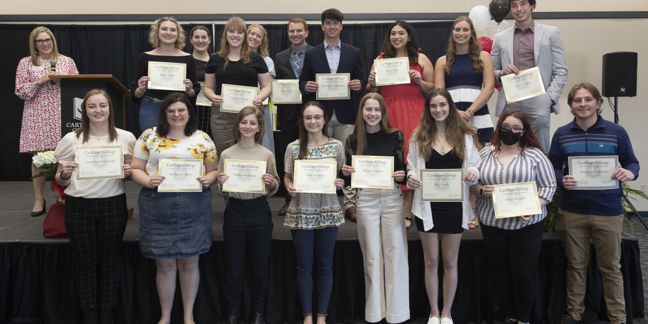 Student Award Ceremony: Recognizing student achievements • Carthage College