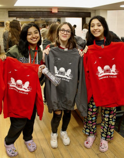 Students at the 2022 Aspire Conference could create custom sweatshirts and T-shirts.