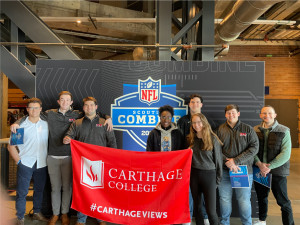 The Front Office attends NFL Scouting Combine and Career Conference