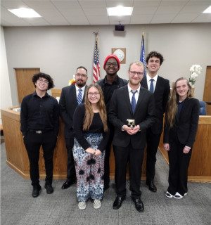The Mock Trial team at The Dairyland Challenge.