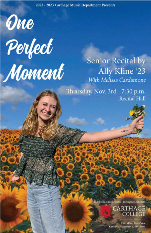 Ally Kline ?23 recital ?One Perfect Moment'