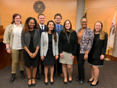 Carthage Mock Trial at ORCS Tournament in March 2019.