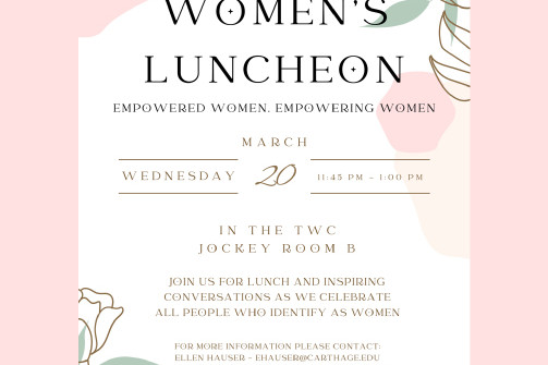 2nd Annual Women?s Luncheon Flyer: Join us for lunch and inspiring conversations as we celebrate ...