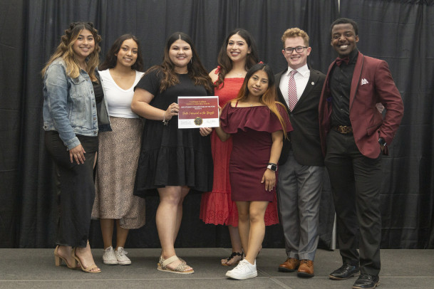 Students were recognized for their achievements in leadership, campus involvement, service, and a...