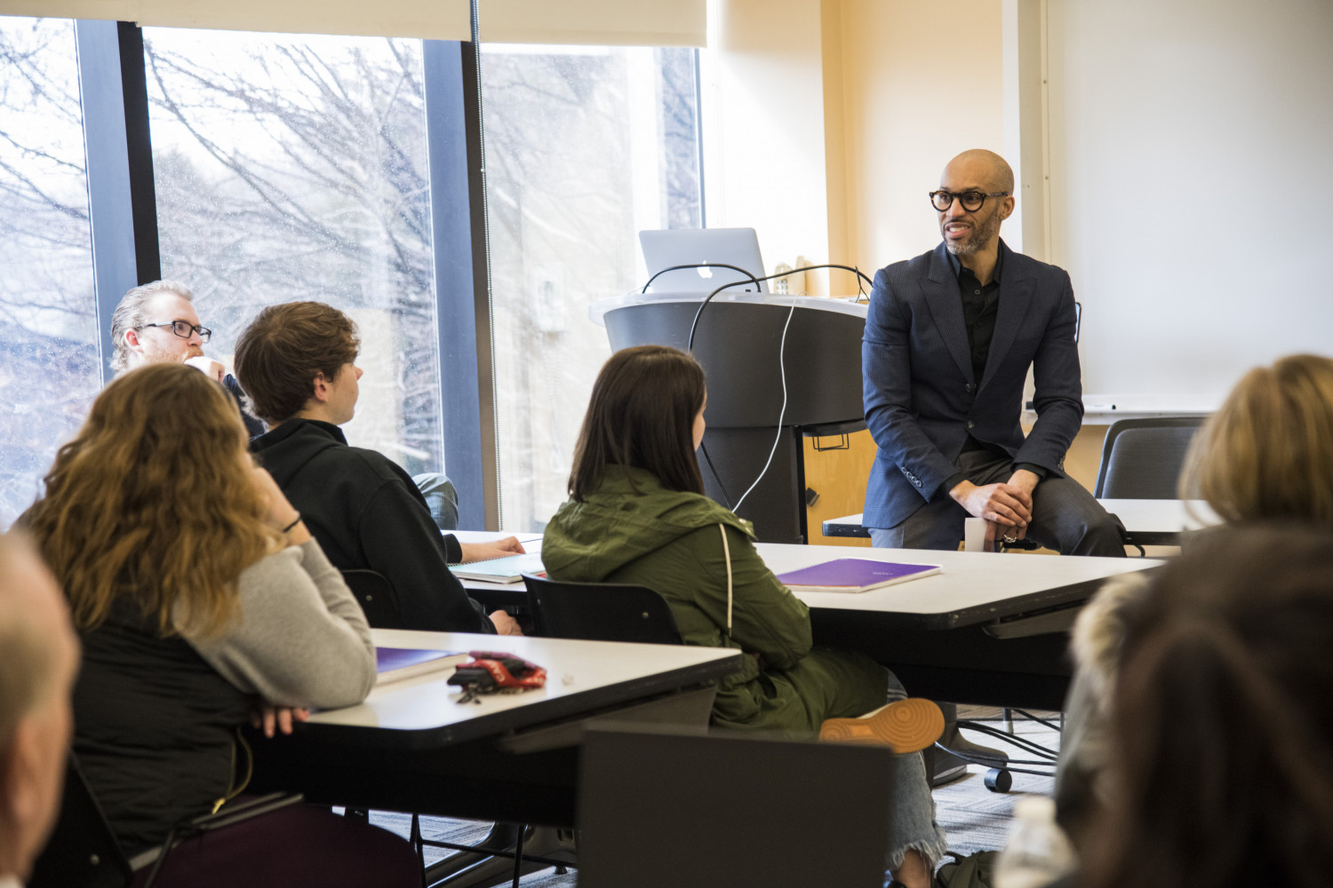 Carthage welcomed Randall Tucker, Mastercard?s chief inclusion officer, to campus in 2019 to spea...