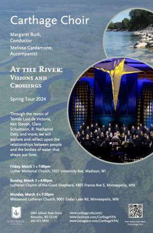 Spring 2024 Choir Tour flyer