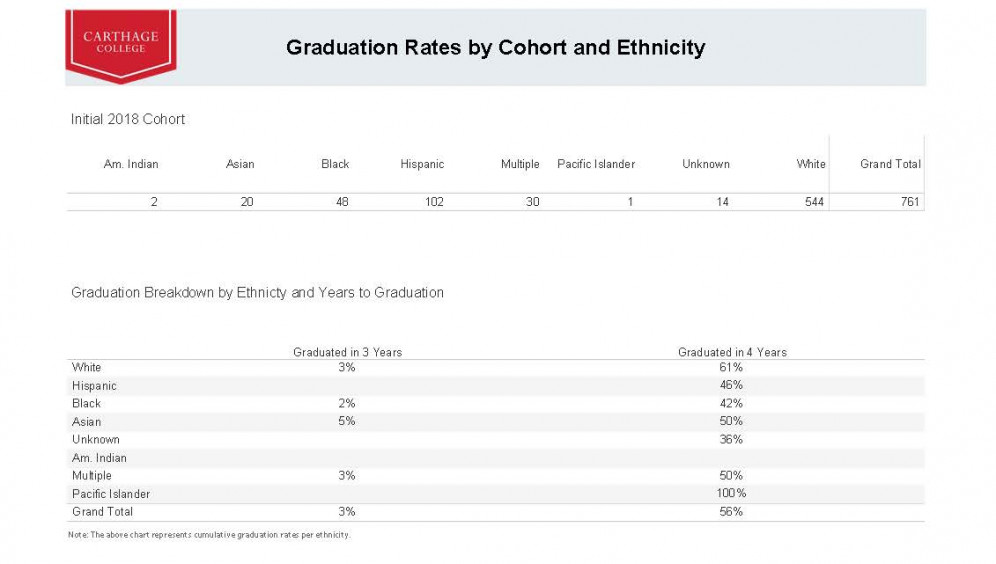 Grad rates by cohort and ethnicity
