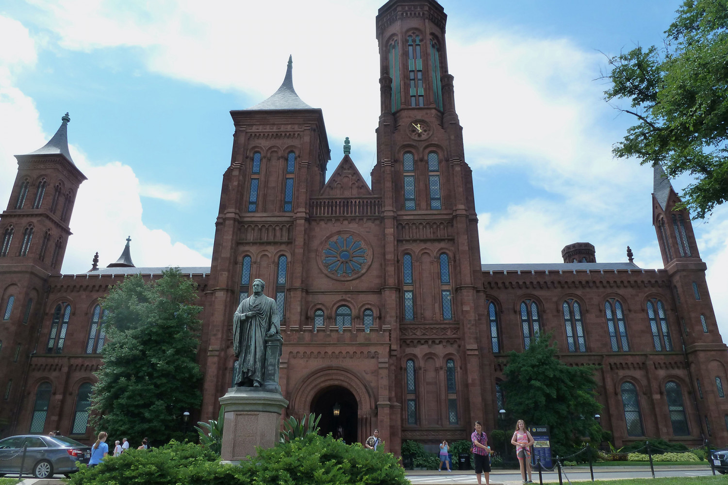 A photo of the Smithsonian Museum in Washington, D.C.