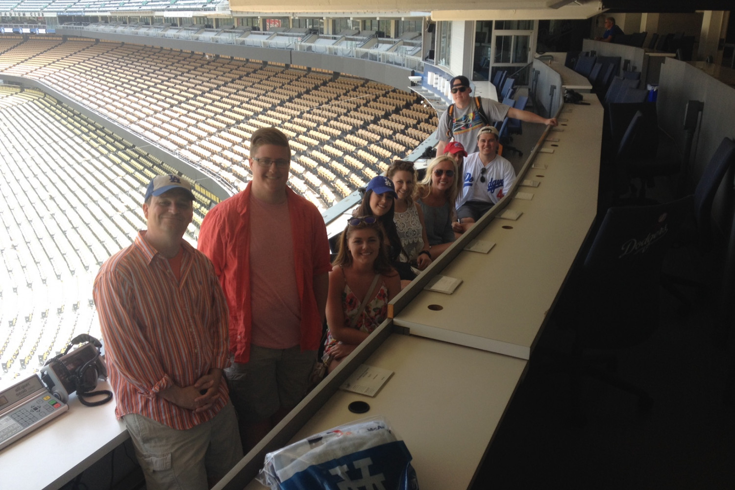 Carthage offers a J-Term study tour to California for students interested in sports journalism.