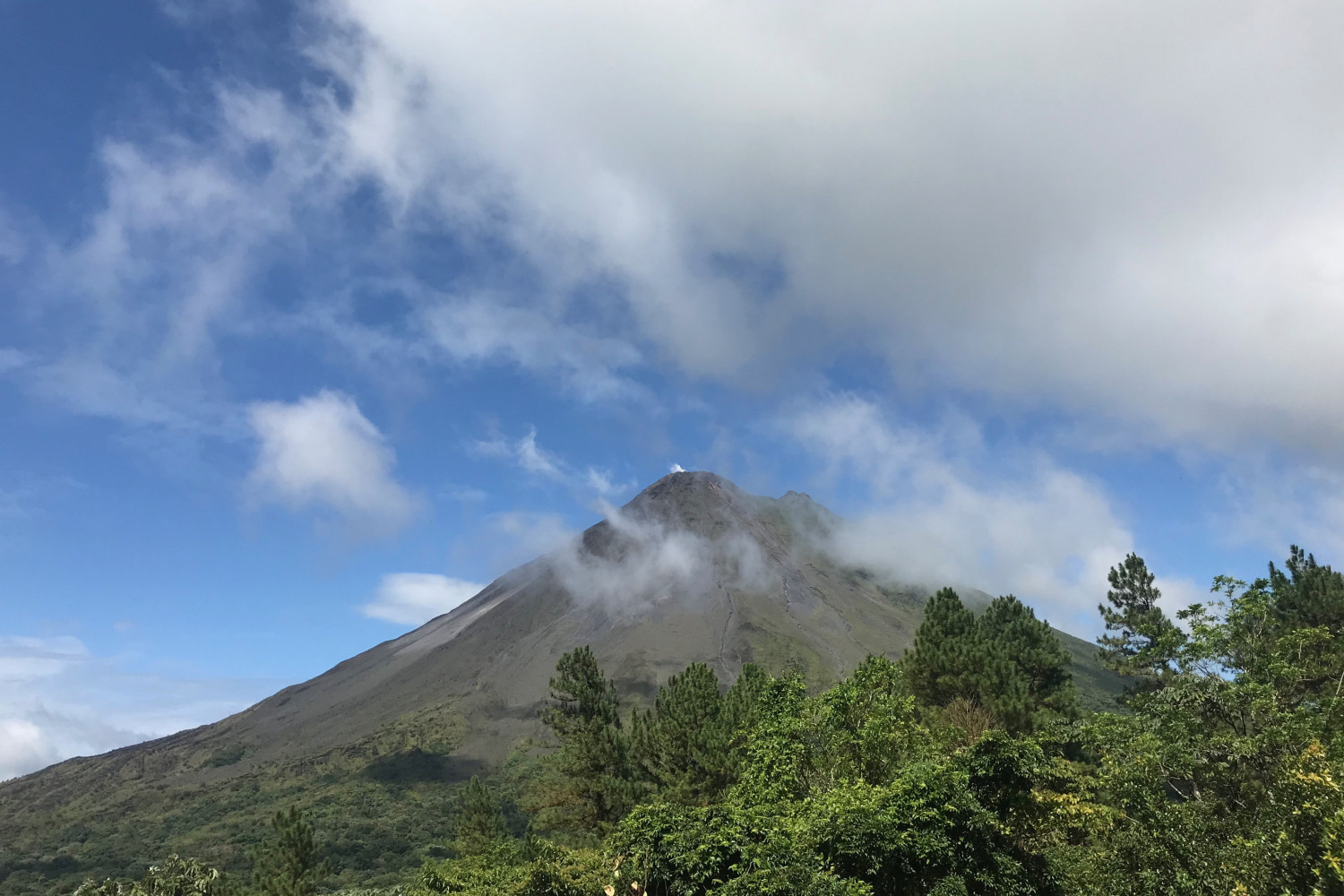 A volcano in Costa Rica