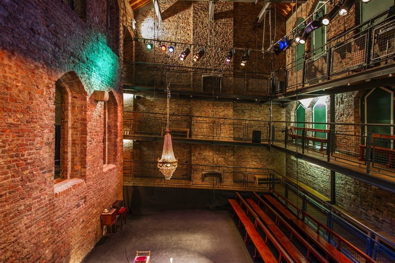 A photo of Smock Alley Theatre in Ireland.