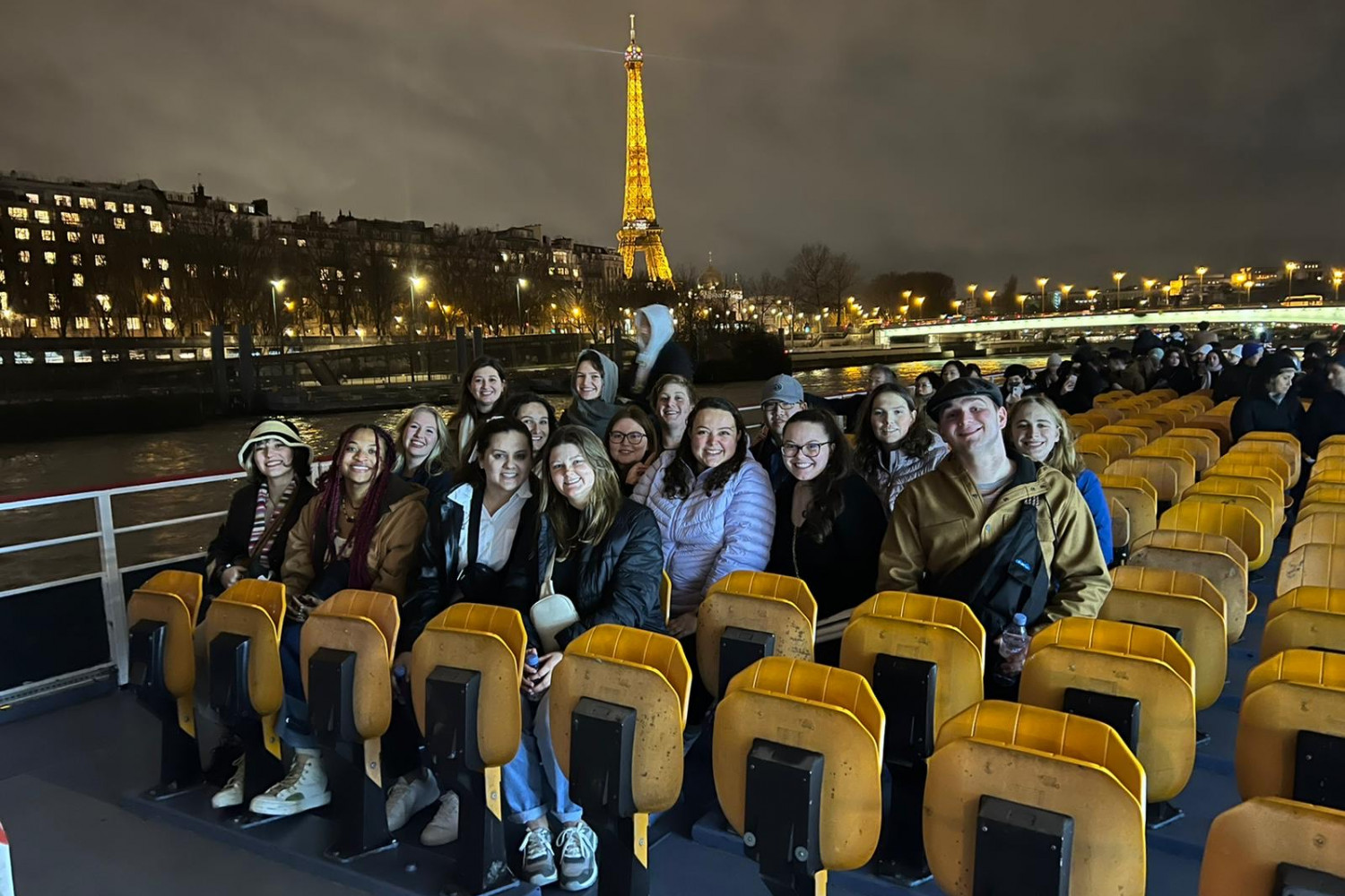 Students on the 2023 Paris study tour.