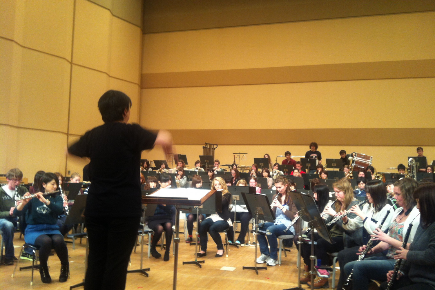 The Carthage Wind Orchestra in Japan.
