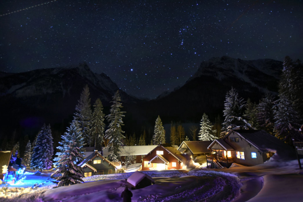 A clear, starry night in Holden Village. Photo courtesy of Holden Village, Hannah Lauber.