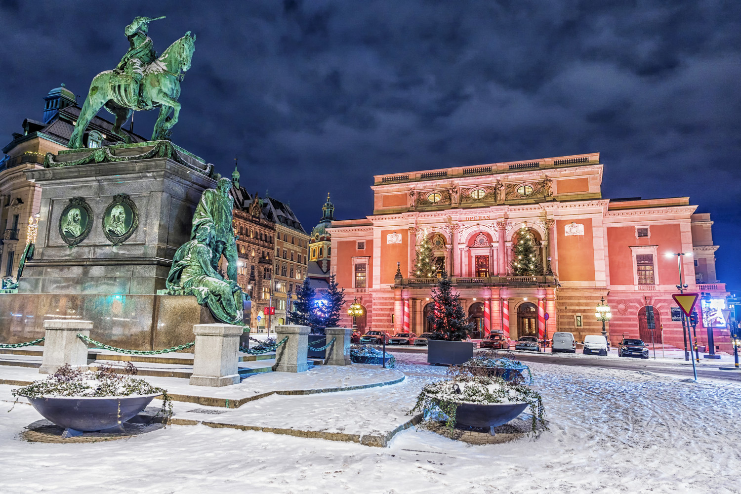 The Royal Swedish Opera in Stockholm, Sweden.