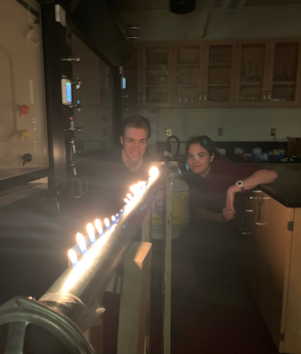During a Chemistry Lab for Experimental Physics, Andrew and Sophie studied the Rubens tube. They ...