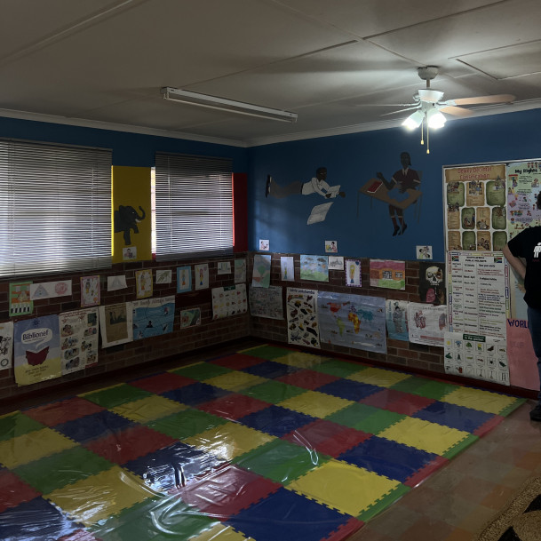 Classroom in Nkume Primary School