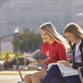 Students study at the Carthage campus.