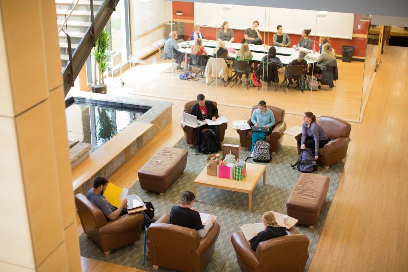 The A. W. Clausen Center for World Business is both a first-class learning facility for Carthage ...