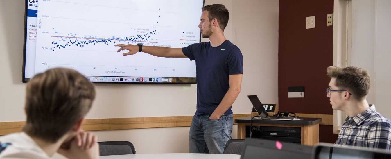 Students at Carthage pursuing a data science major or minor learn how to analyze, interpret, and ...