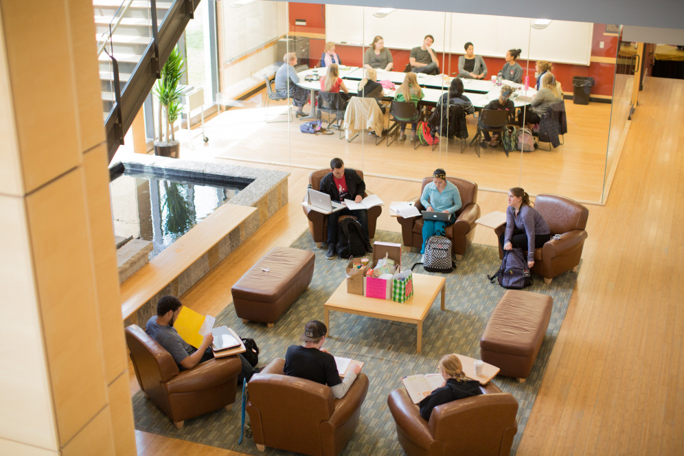 The A. W. Clausen Center for World Business is both a first-class learning facility for Carthage ...