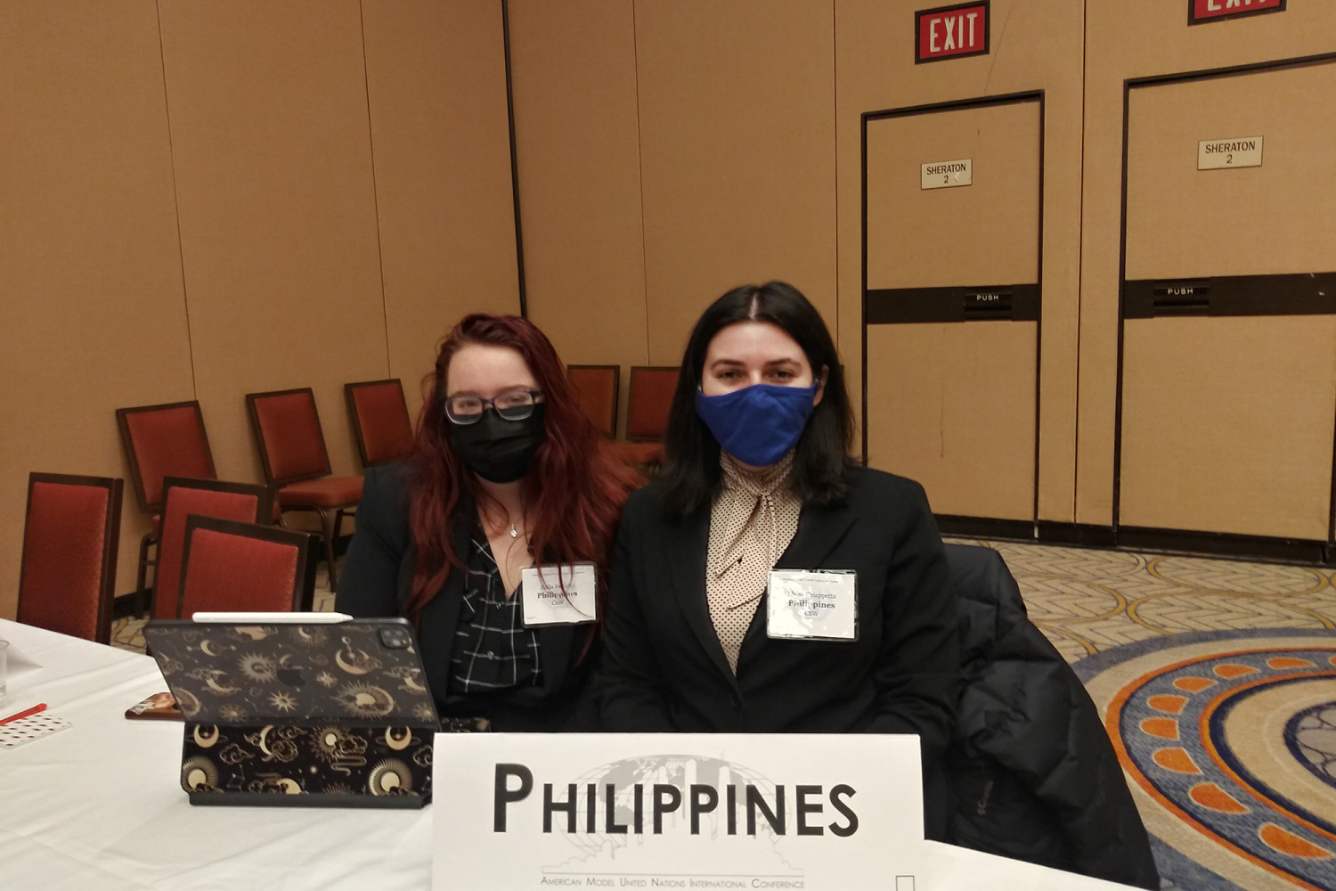 Model UN students attended the AMUN Conference in Chicago in fall 2021.
