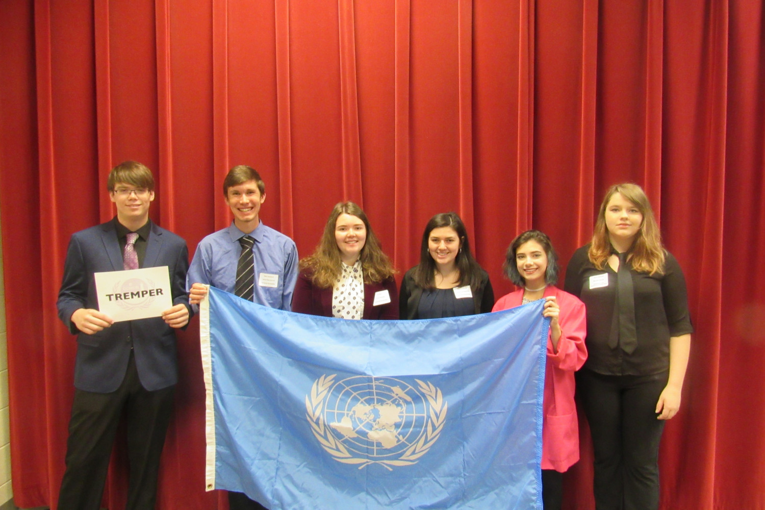 Tremper High School at the 2017 Model UN High School Conference at Carthage.