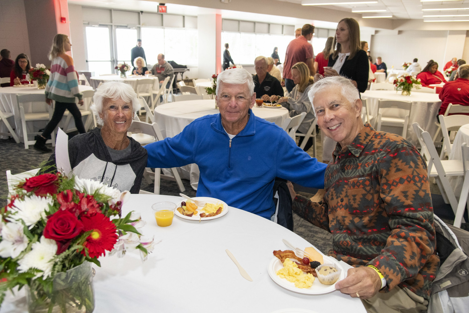 Alumni and family members gathered for the Alumni and Family Brunch at Homecoming.