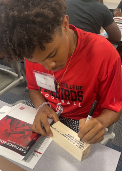 The Office of Equity and Inclusion held the first Carthage-Bound Football Camp in fall 2022. A to...