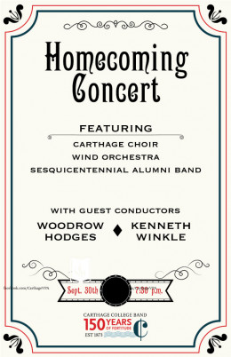 2023 Homecoming Concert Banner