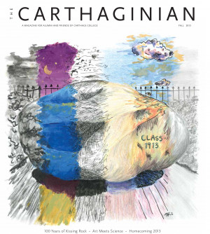 Carthaginian Magazine cover, fall 2013